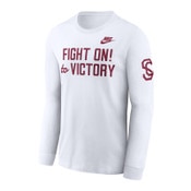 USC Trojans Men's Nike White Fight On! Legacy Mantra Long Sleeve T-Shirt